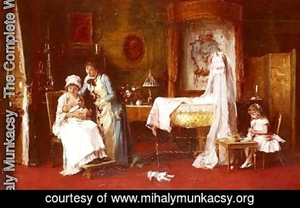 Mihaly Munkacsy - Maternal Happiness