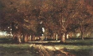 Mihaly Munkacsy - Line of Trees 1886