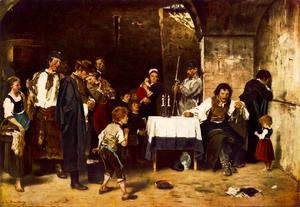 Mihaly Munkacsy - The Condemned Cell II 1880