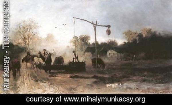 Mihaly Munkacsy - Watering 1869