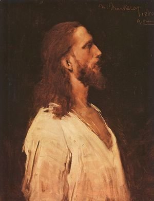 Study for "Christ before Pilate" (Tanulmany a Krisztus Pilatus elott cimu kephez)  1880
