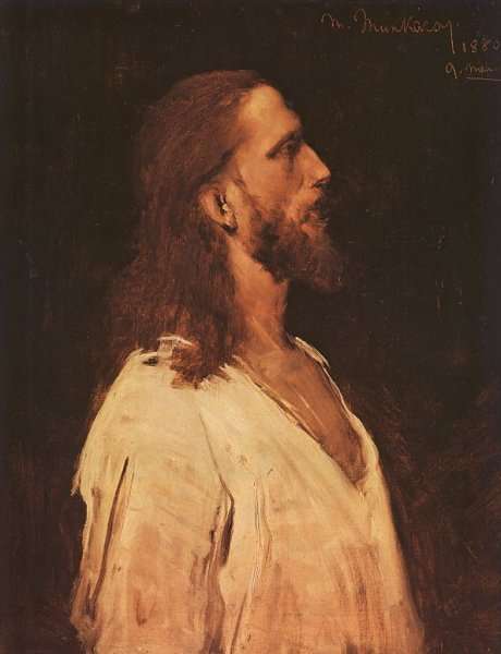 Study for "Christ before Pilate" (Tanulmany a Krisztus Pilatus elott cimu kephez)  1880 by Mihaly Munkacsy
