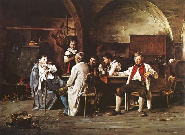 Wounded Wanderer (Sebesult Vandor)  1870-76 by Mihaly Munkacsy