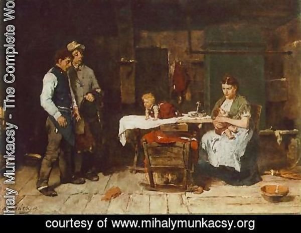 Mihaly Munkacsy - Biboulous Husband 1872 73