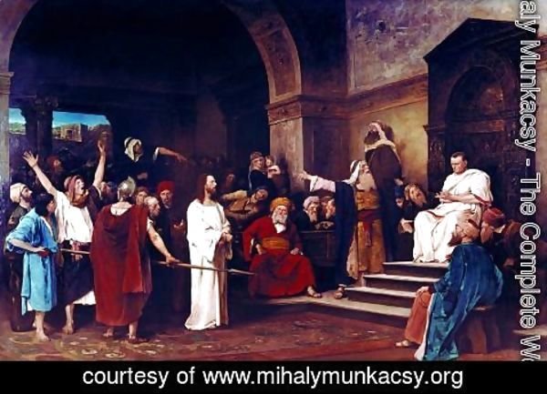 Mihaly Munkacsy - Christ before Pilate 1881