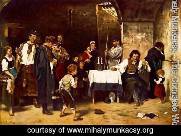 Mihaly Munkacsy - The Condemned Cell II 1880
