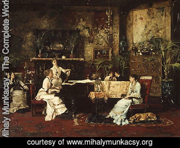 Mihaly Munkacsy - The Music Room 1878