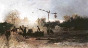Mihaly Munkacsy - Watering 1869