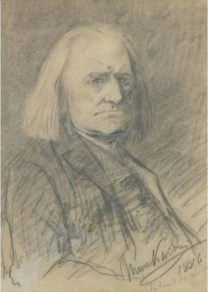 Portrait Of Franz Liszt