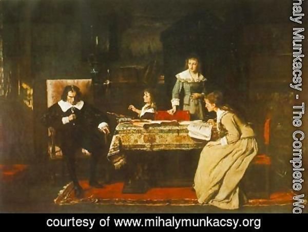Mihaly Munkacsy - Milton  1878