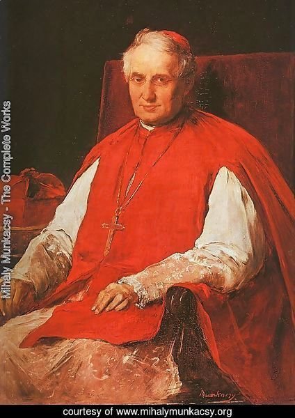 Portrait of Cardinal Lajos Haynald (Haynald Lajos arckepe)  1884