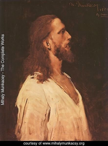 Study for "Christ before Pilate" (Tanulmany a Krisztus Pilatus elott cimu kephez)  1880