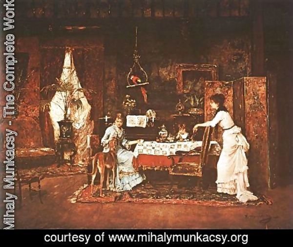 Mihaly Munkacsy - The Hound (Az agar)  1882