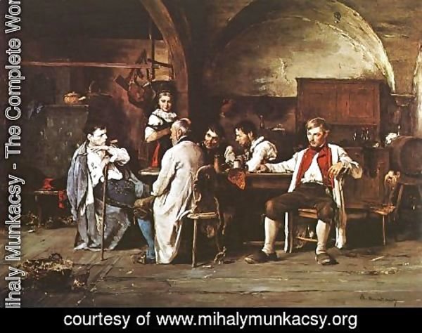 Mihaly Munkacsy - Wounded Wanderer (Sebesult Vandor)  1870-76